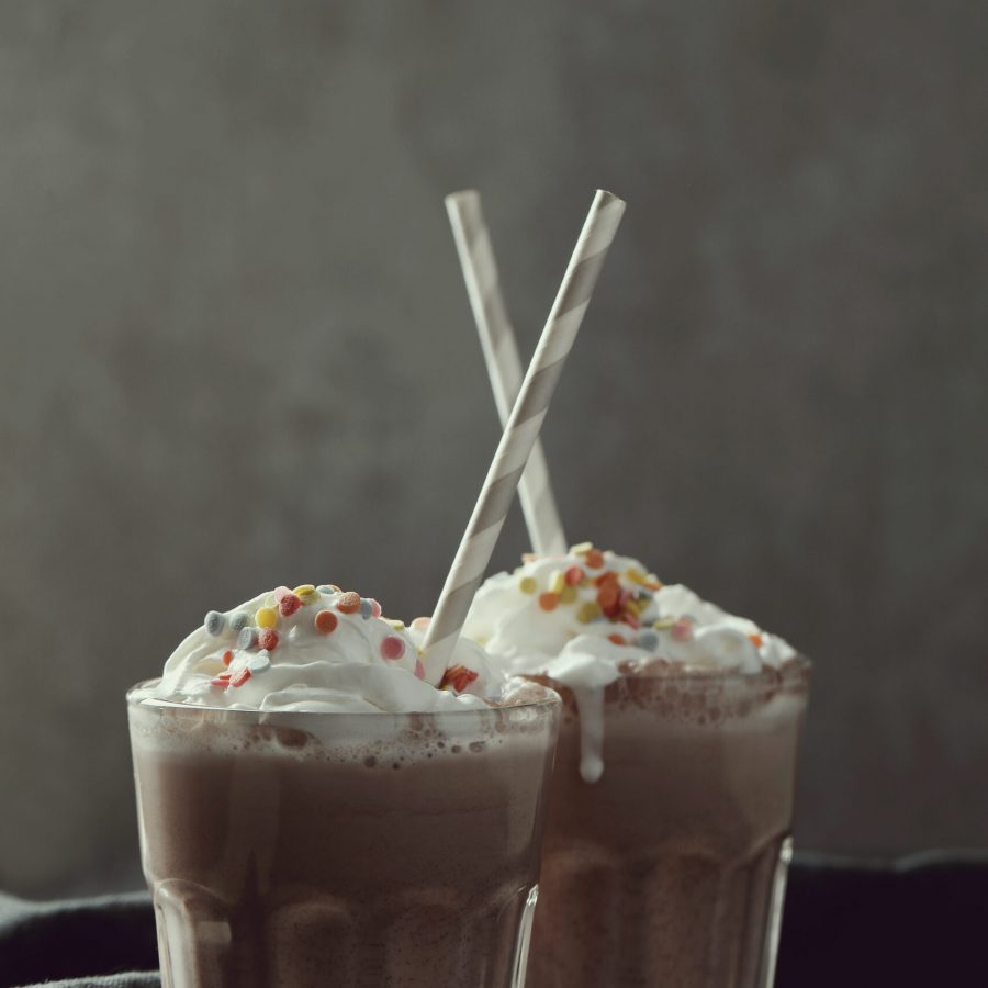 malteadas de chocolate